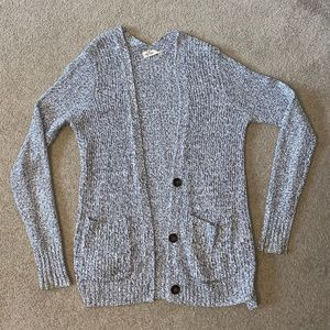 Hollister Grey Cardigan Sweater